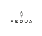 logo de la marca fedua con los productos que trabajan en el salón